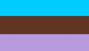 Androsexualité drapeaux illustration