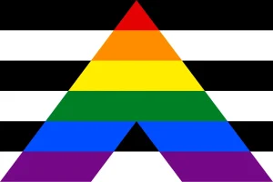 Ally LGBTQ+ flag and symbol