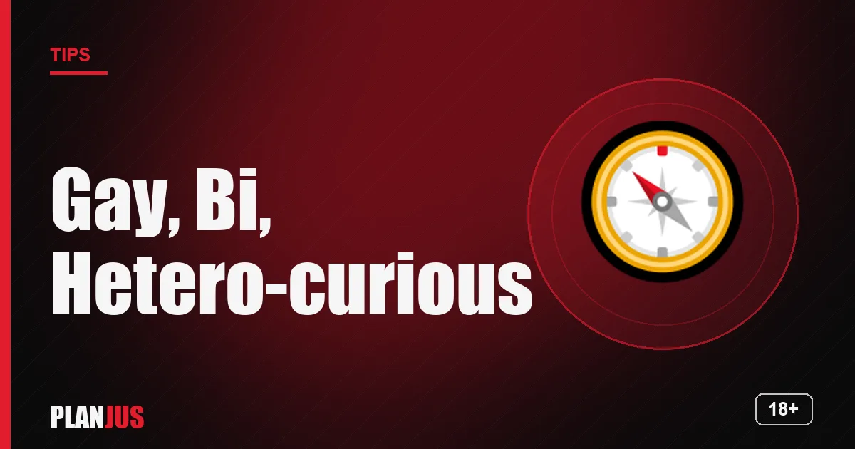 Illustration: Gay, Bi, Hetero-curious – PLANJUS tips