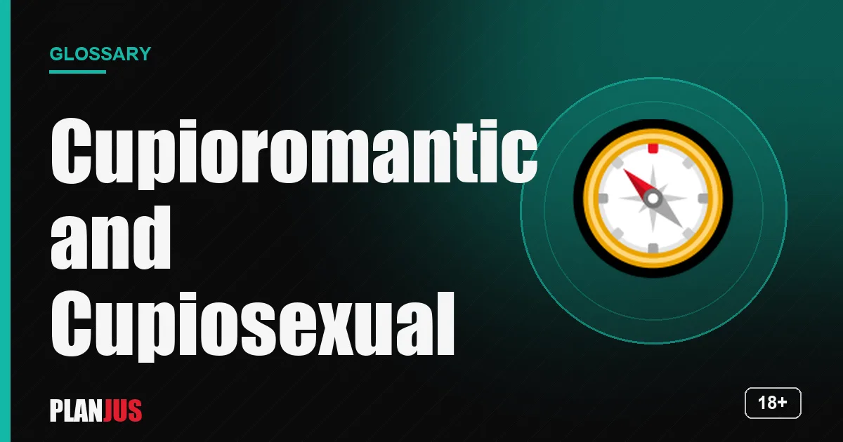 Illustration for the term “Cupioromantic and Cupiosexual” – PLANJUS glossary