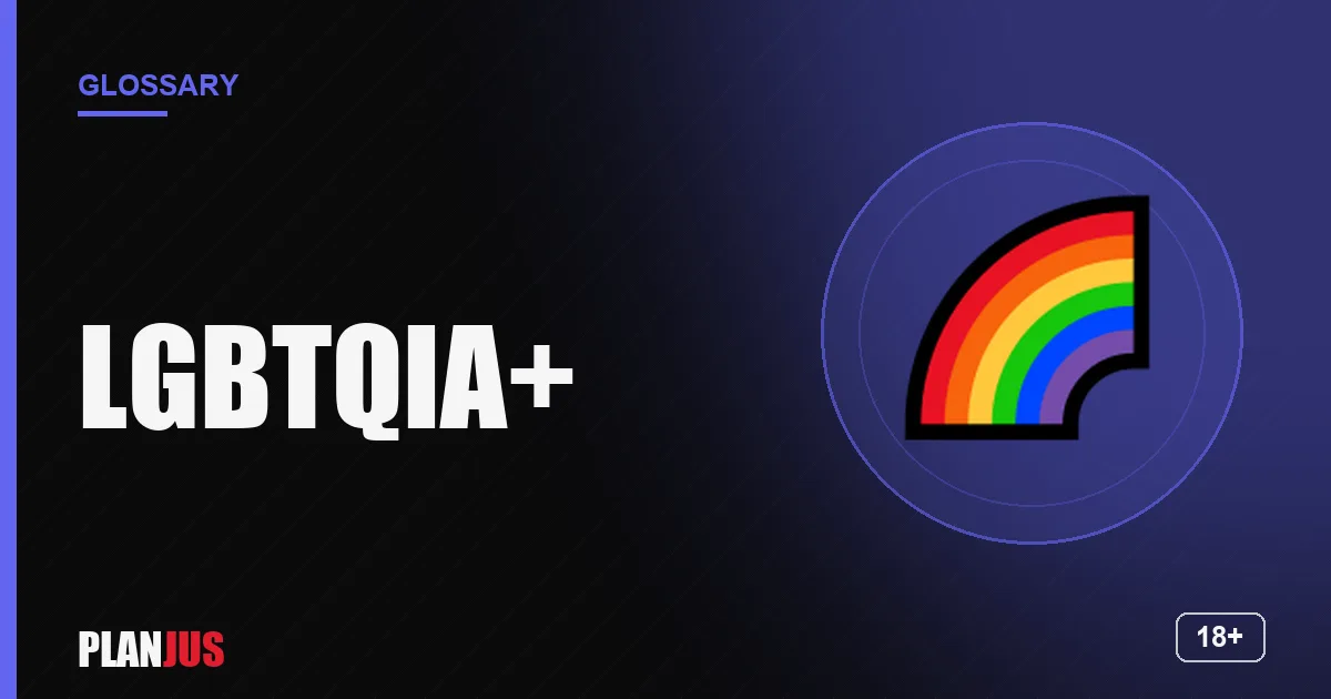 Illustration for the term “LGBTQIA+” – PLANJUS glossary