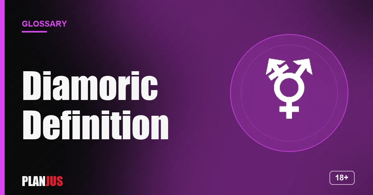 Illustration for the term “Diamoric Definition” – PLANJUS glossary