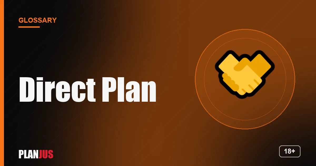 Illustration for the term “Direct Plan” – PLANJUS glossary