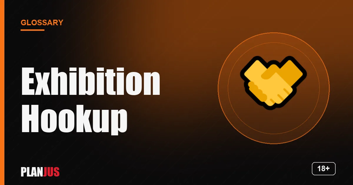 Illustration for the term “Exhibition Hookup” – PLANJUS glossary