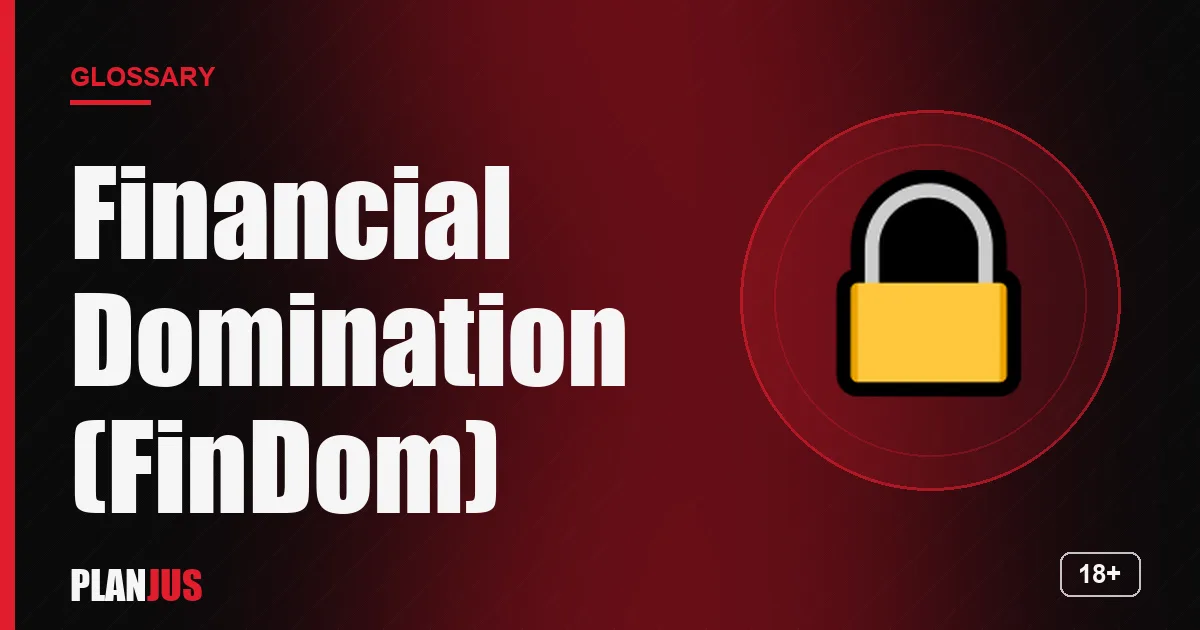 Illustration for the term “Financial Domination (FinDom)” – PLANJUS glossary