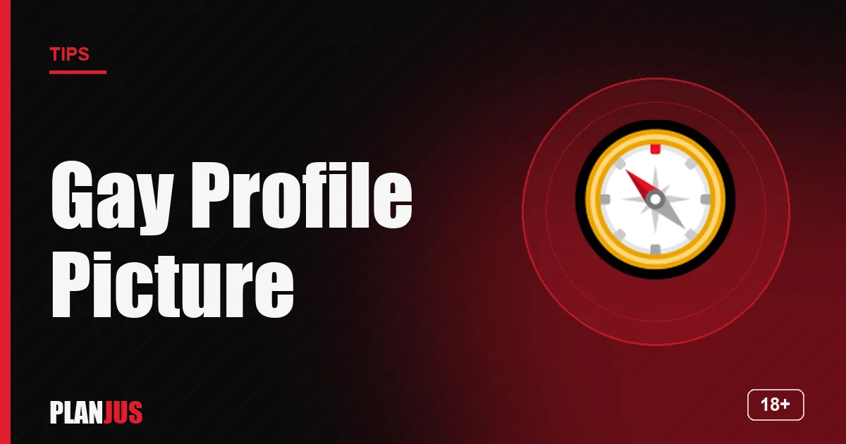 Illustration: Gay Profile Picture – PLANJUS tips