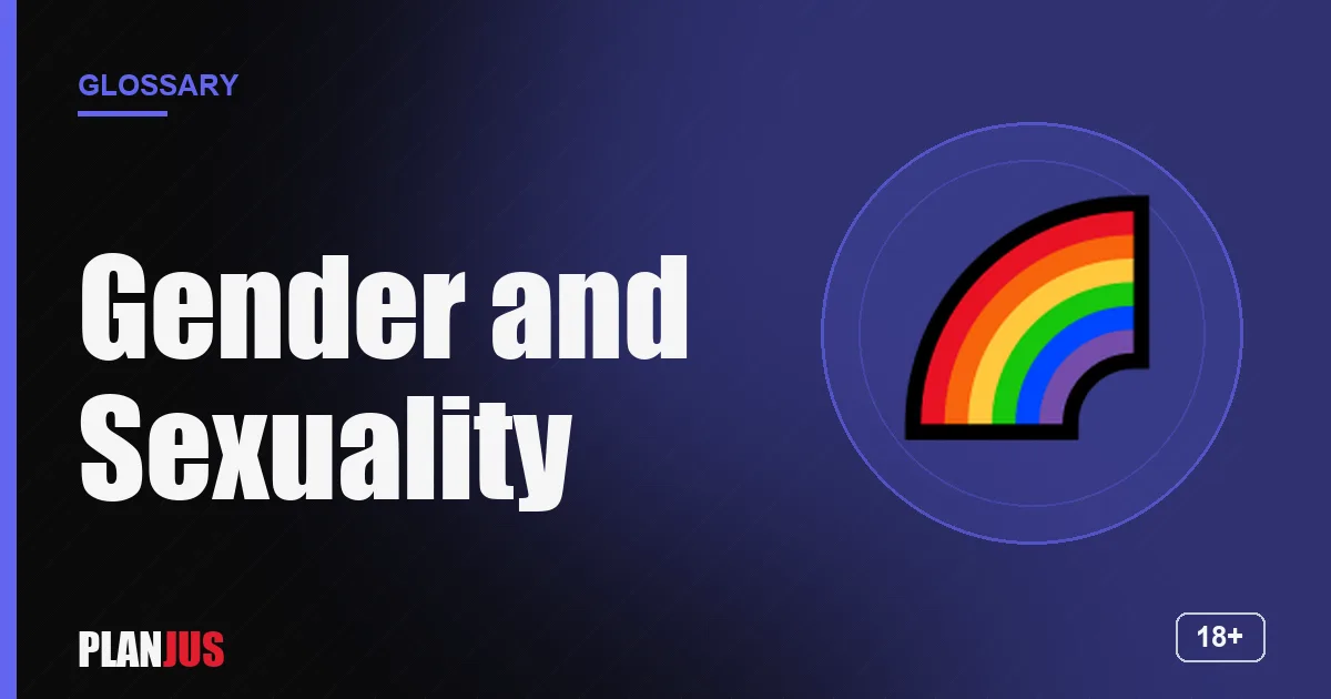 Illustration for the term “Gender and Sexuality” – PLANJUS glossary