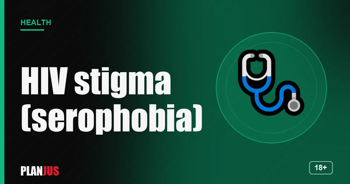 HIV stigma and the rights of people living with HIV – PLANJUS Health