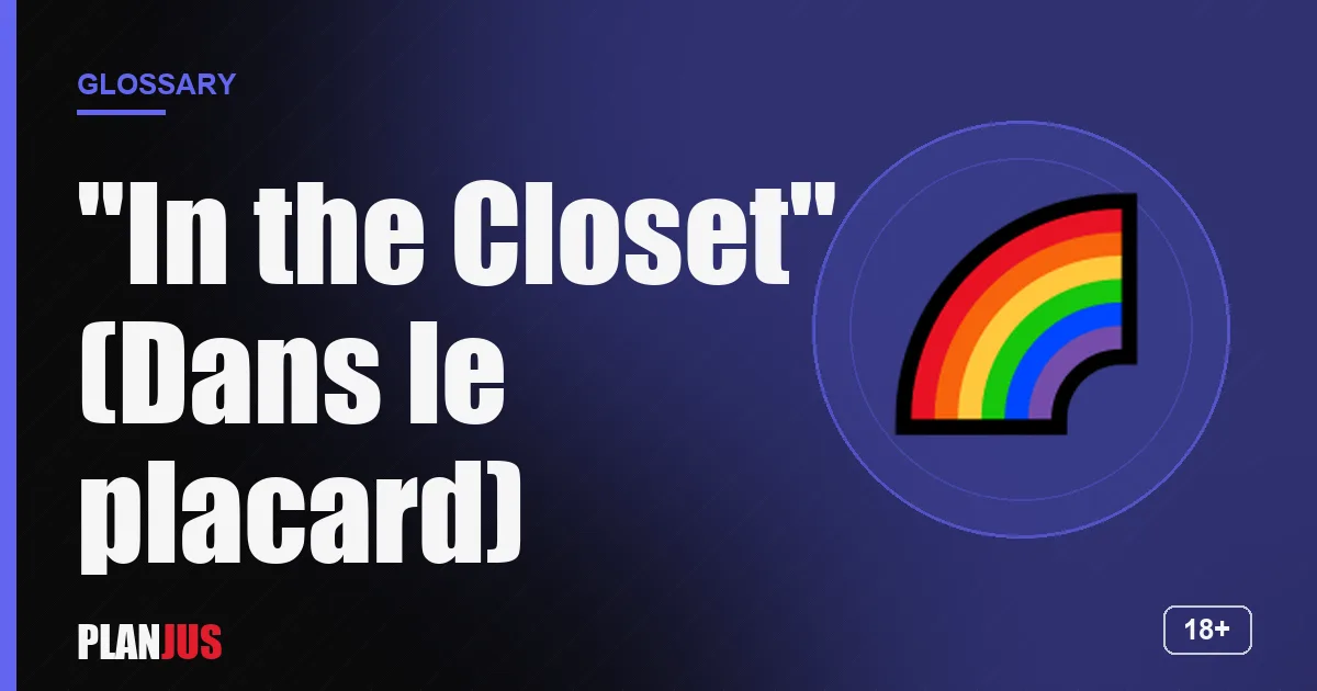Illustration for the term “"In the Closet" (Dans le placard)” – PLANJUS glossary