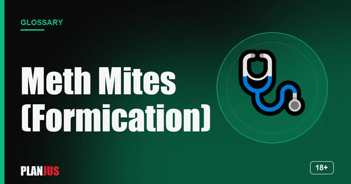 Illustration for the term “Meth Mites (Formication)” – PLANJUS glossary
