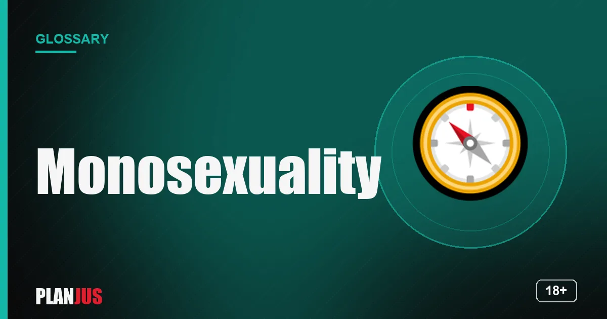 Illustration for the term “Monosexuality” – PLANJUS glossary