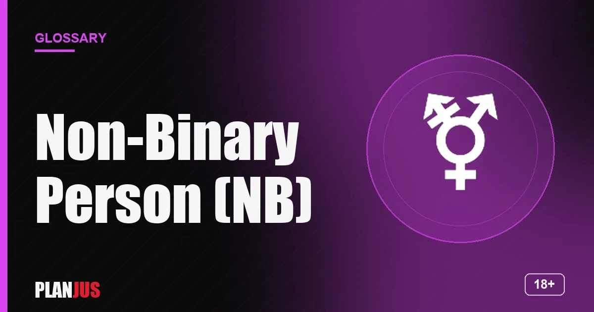 Illustration for the term “Non-Binary Person (NB)” – PLANJUS glossary