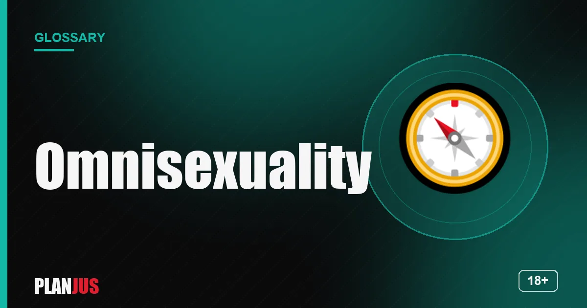 Illustration for the term “Omnisexuality” – PLANJUS glossary