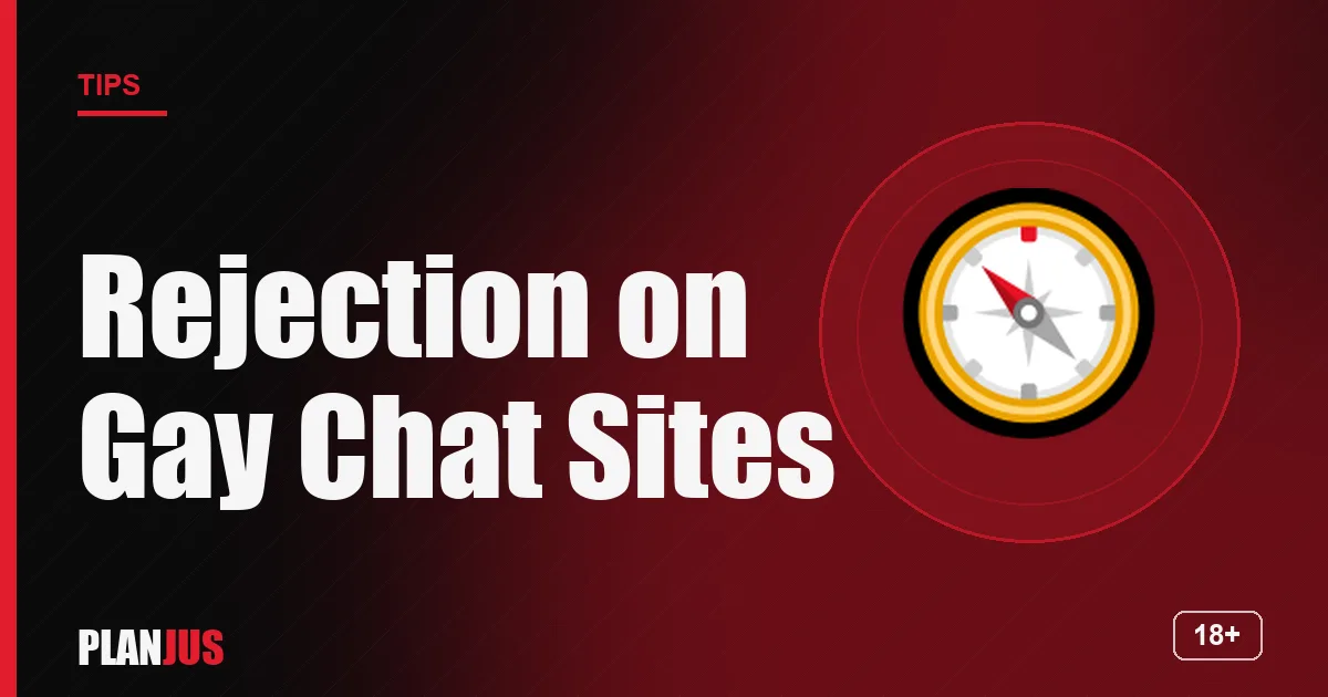 Illustration: Rejection on Gay Chat Sites – PLANJUS tips
