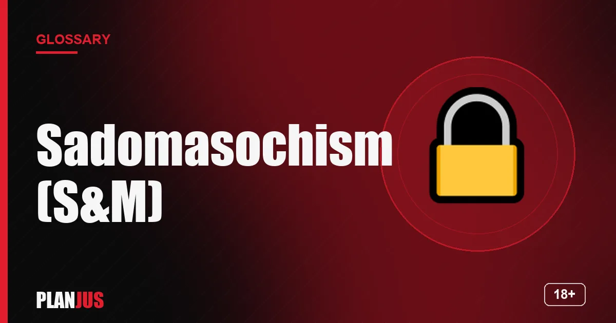 Illustration for the term “Sadomasochism (S&M)” – PLANJUS glossary