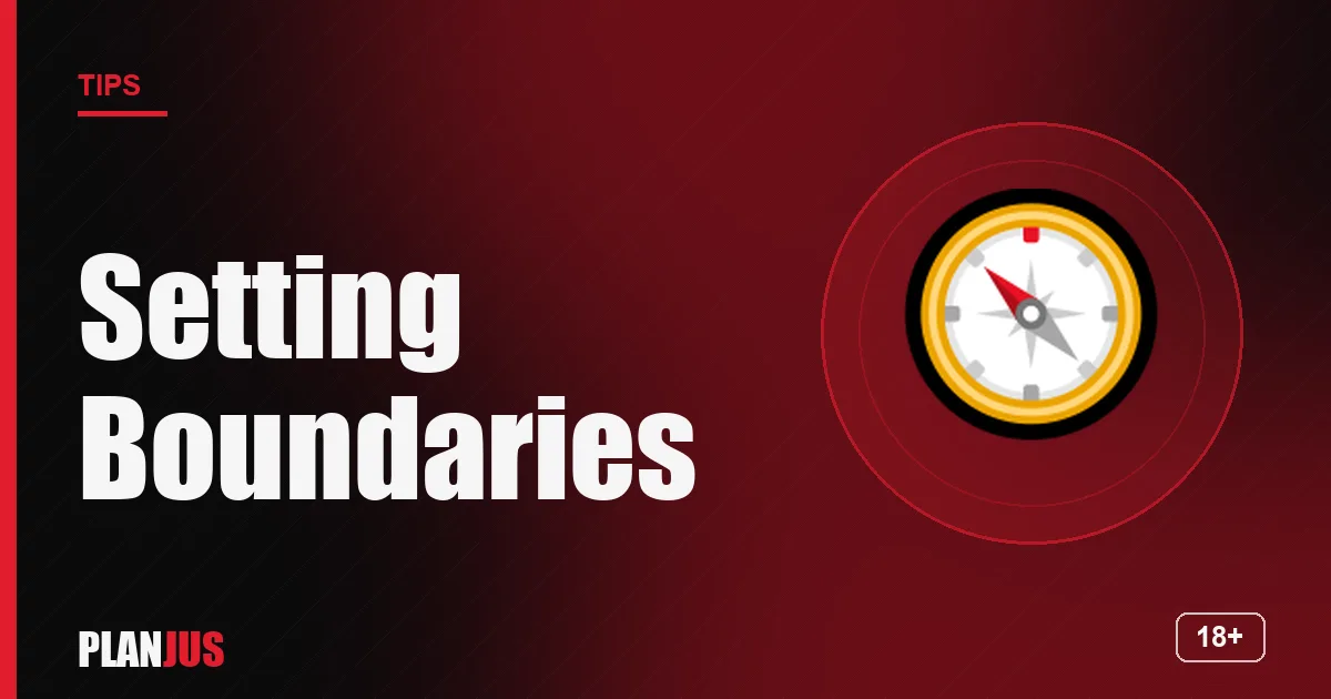 Illustration: Setting Boundaries – PLANJUS tips
