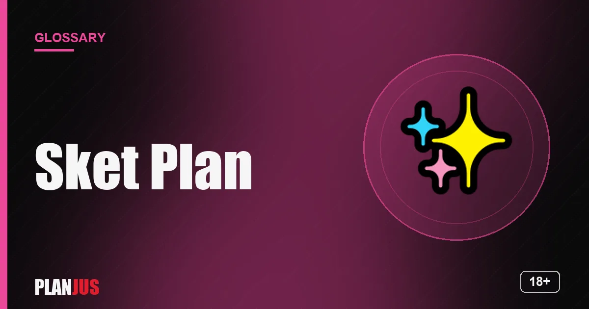 Illustration for the term “Sket Plan” – PLANJUS glossary