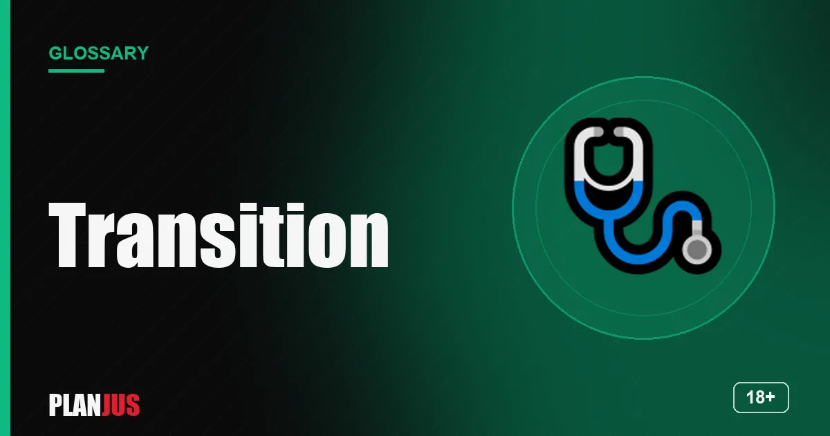 Illustration for the term “Transition” – PLANJUS glossary