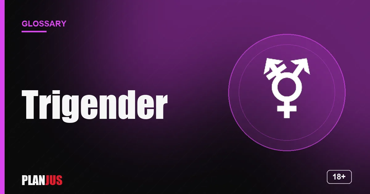 Illustration for the term “Trigender” – PLANJUS glossary