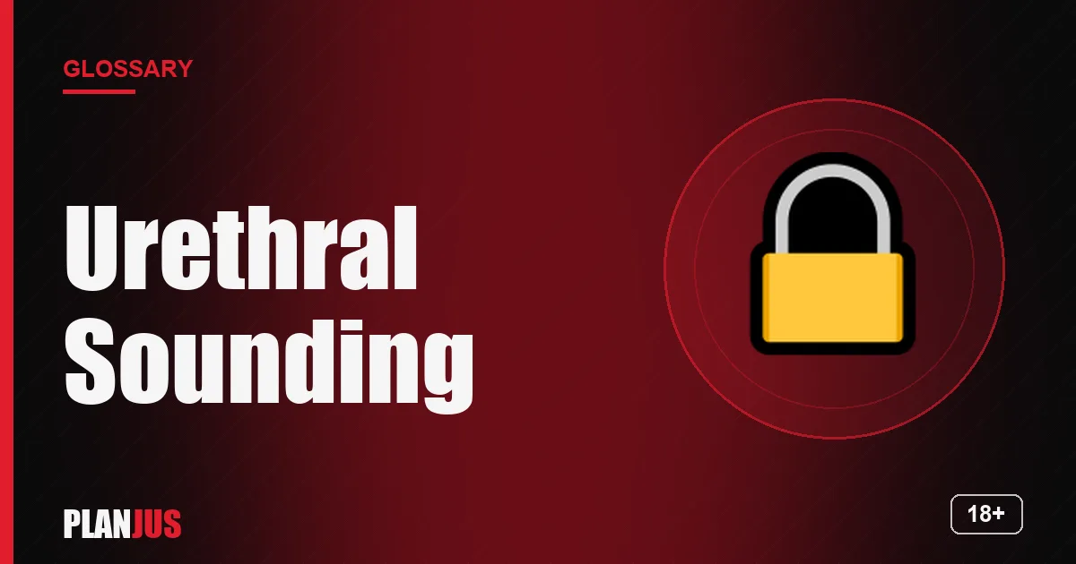 Illustration for the term “Urethral Sounding” – PLANJUS glossary