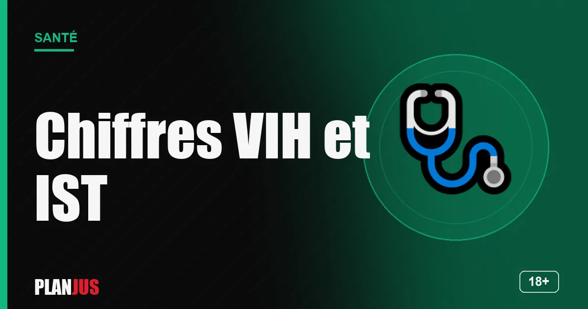Chiffres clés VIH et IST France et monde – rubrique Santé PLANJUS