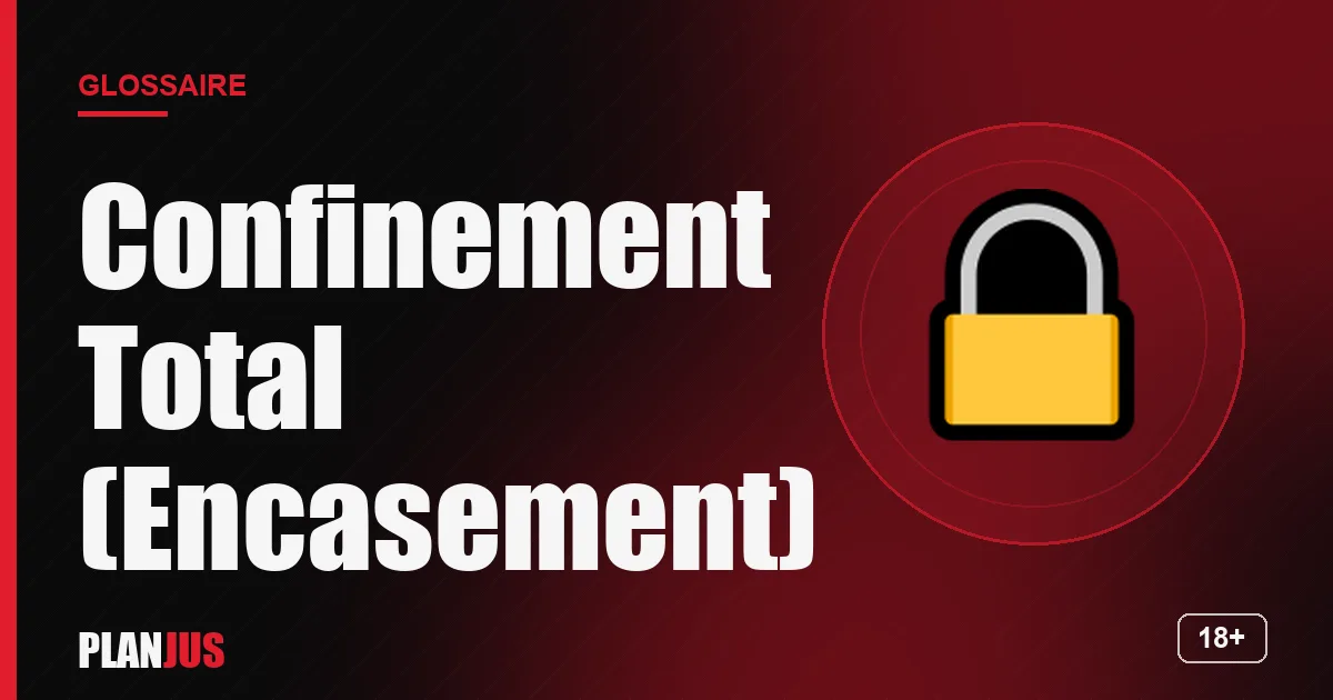 Illustration du terme « Confinement Total (Encasement) » – glossaire PLANJUS