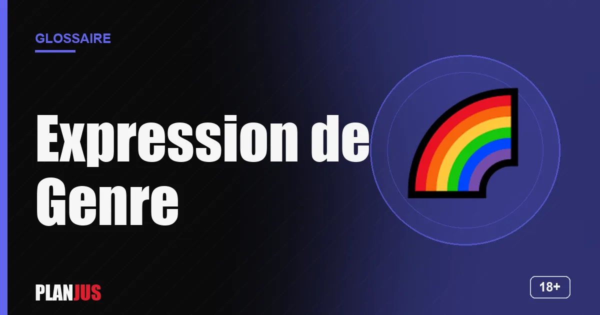 Illustration du terme « Expression de Genre » – glossaire PLANJUS