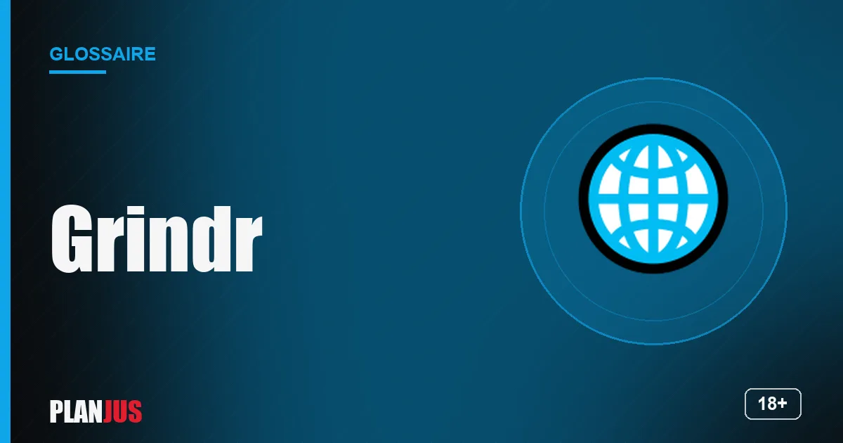 Illustration du terme « Grindr » – glossaire PLANJUS
