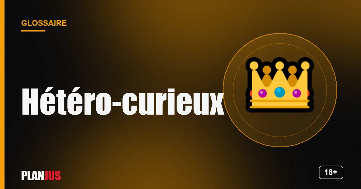 Illustration du terme « Hétéro-curieux » – glossaire PLANJUS
