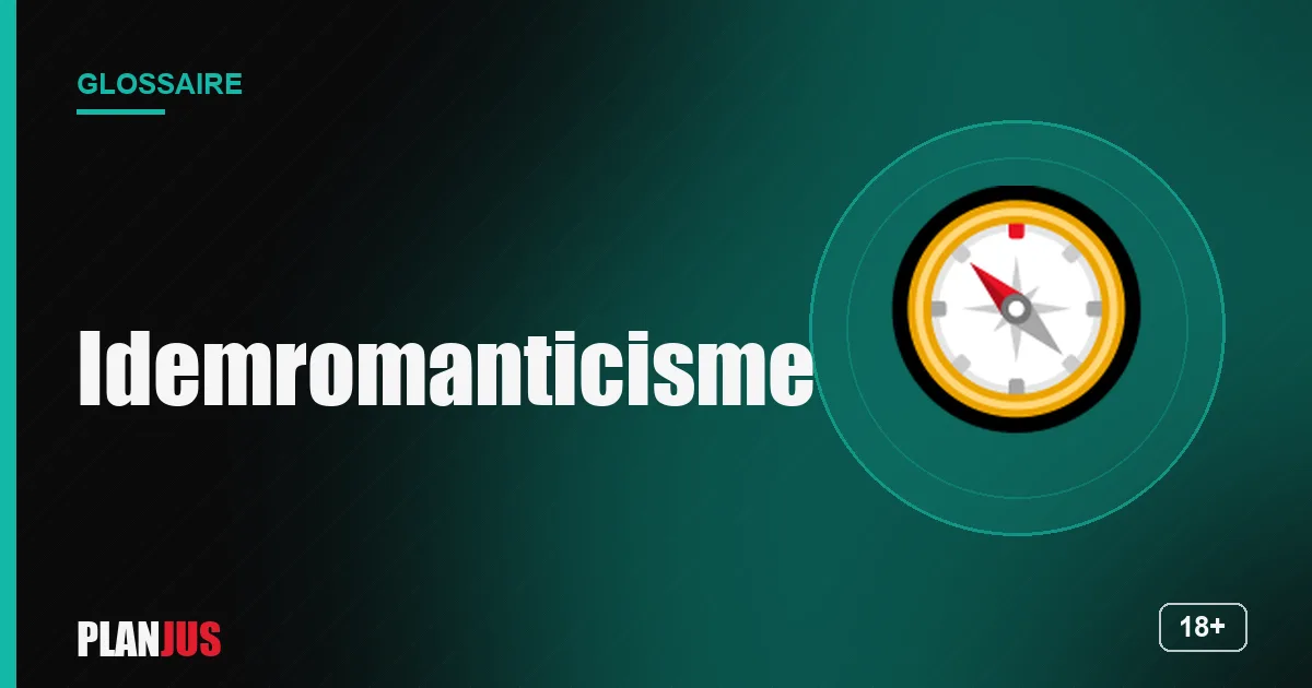 Illustration du terme « Idemromanticisme » – glossaire PLANJUS