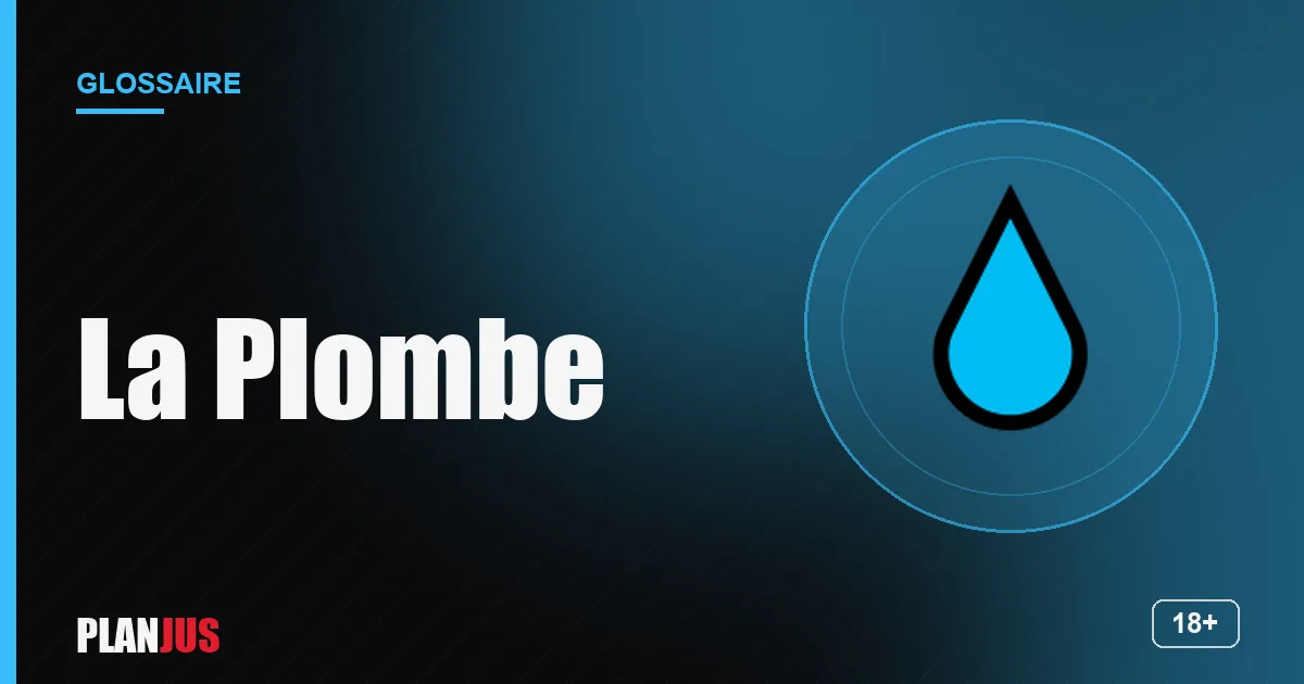 Illustration du terme « La Plombe » – glossaire PLANJUS
