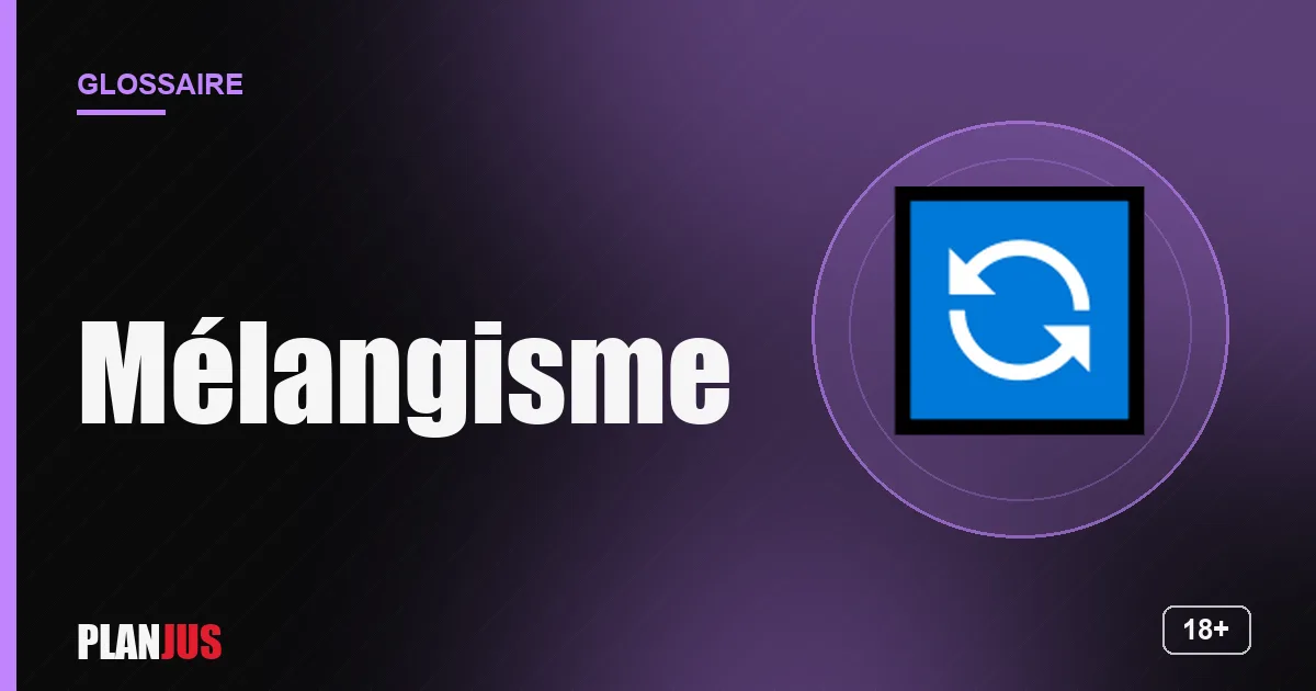Illustration du terme « Mélangisme » – glossaire PLANJUS