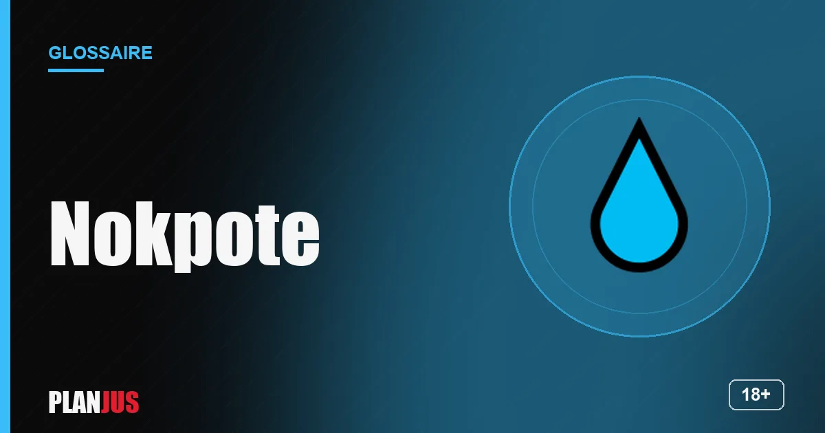 Illustration du terme « Nokpote » – glossaire PLANJUS