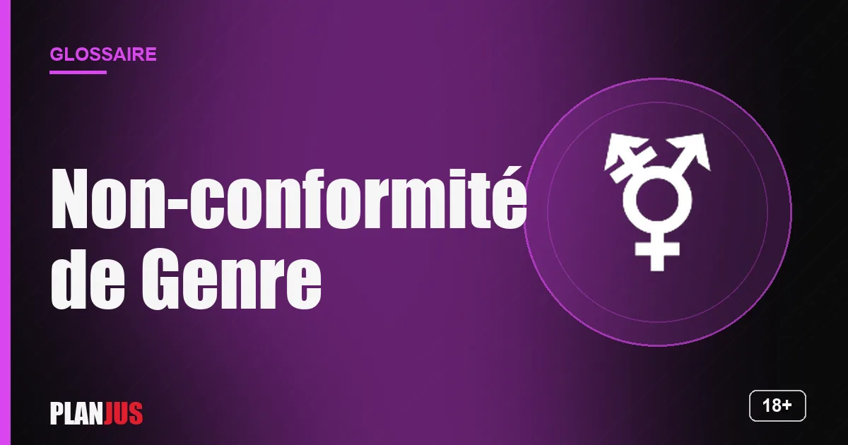 Illustration du terme « Non-conformité de Genre » – glossaire PLANJUS