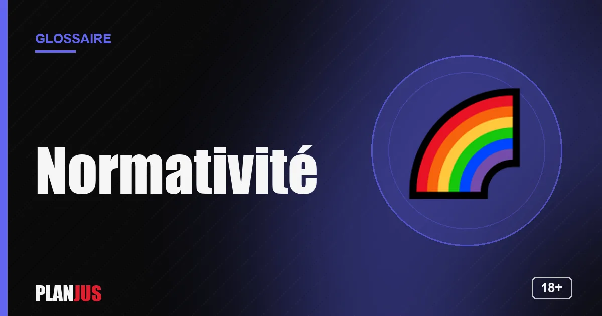 Illustration du terme « Normativité » – glossaire PLANJUS