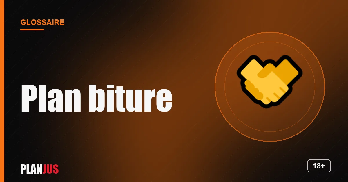 Illustration du terme « Plan biture » – glossaire PLANJUS