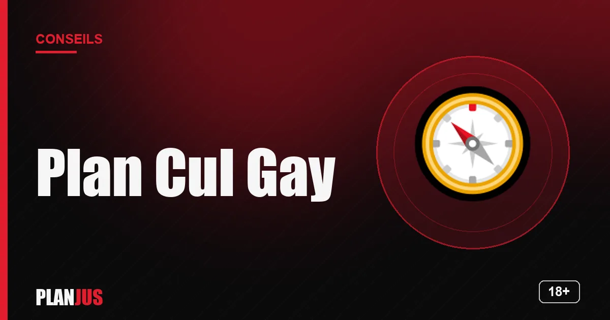 Illustration : Plan Cul Gay – conseils PLANJUS