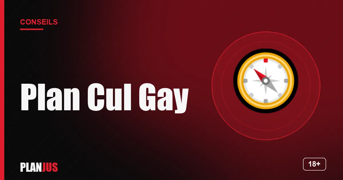 Illustration : Plan Cul Gay – conseils PLANJUS