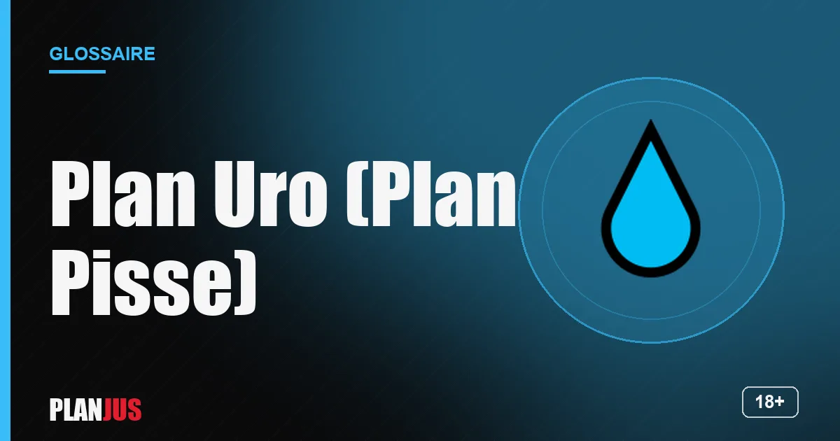 Illustration du terme « Plan Uro (Plan Pisse) » – glossaire PLANJUS