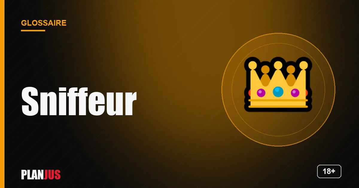 Illustration du terme « Sniffeur » – glossaire PLANJUS