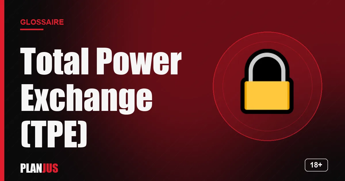 Illustration du terme « Total Power Exchange (TPE) » – glossaire PLANJUS