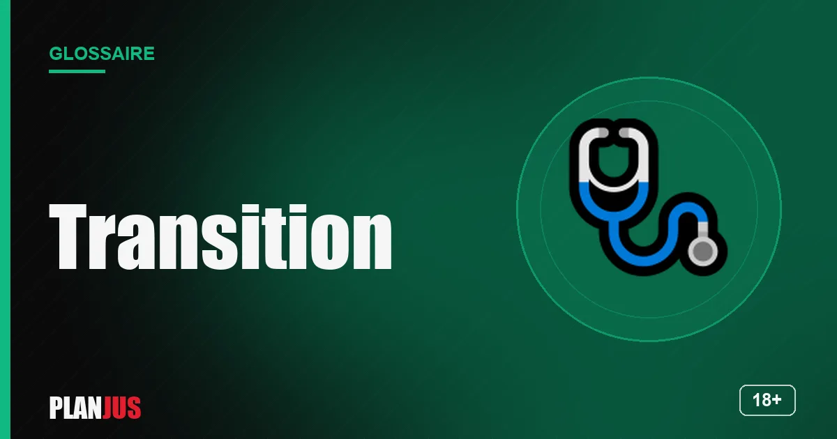 Illustration du terme « Transition » – glossaire PLANJUS