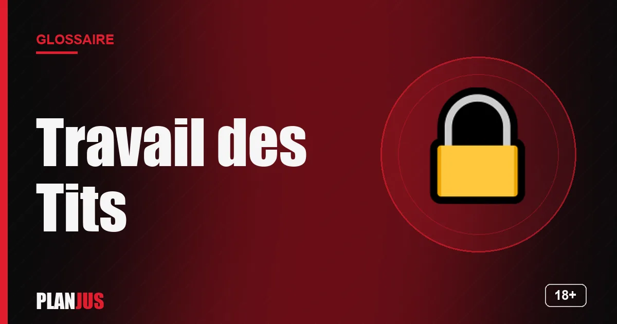 Illustration du terme « Travail des Tits » – glossaire PLANJUS